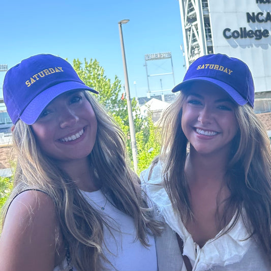 Purple & Gold - The Saturday Hat