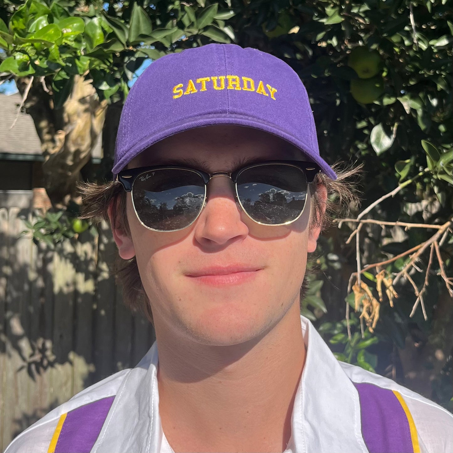 Purple & Gold - The Saturday Hat